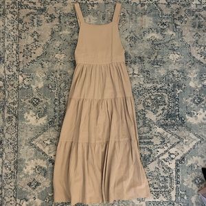 Bates Sisters Boutique Brown Overall Dress
